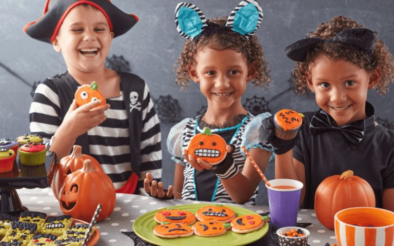 Kids halloween party ideas to make the kids as happy as those in this picture