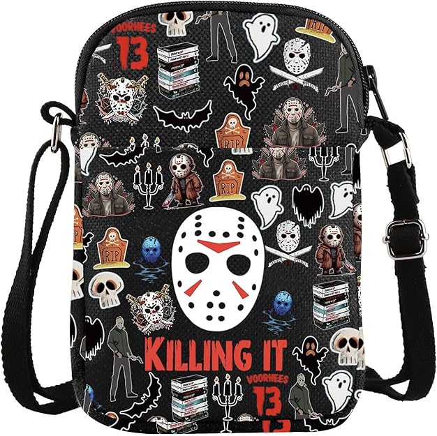 Slay Your Style: The ZJXHPO Killing It Horror Movie Cross Body Bag – The Ultimate Fan Accessory!