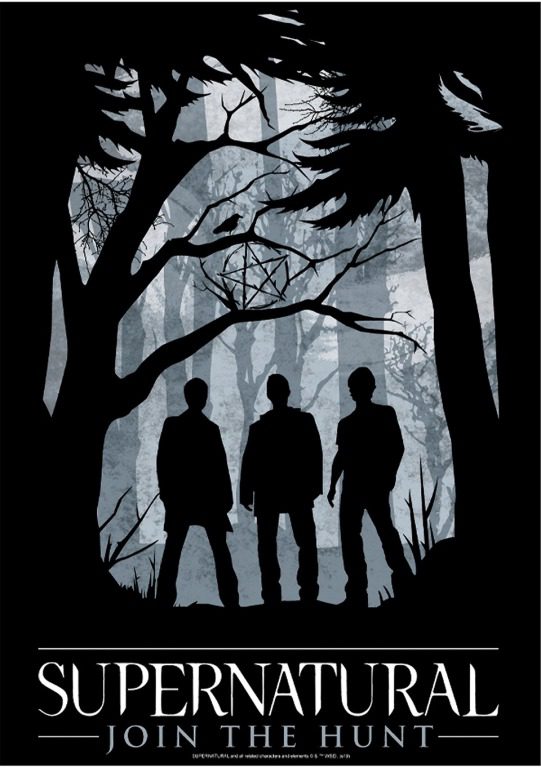 Supernatural Dark Forest Poster